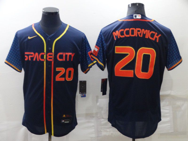 Men Houston Astros #20 Mccormick Blue City Edition Elite Nike 2022 MLB Jersey->houston astros->MLB Jersey